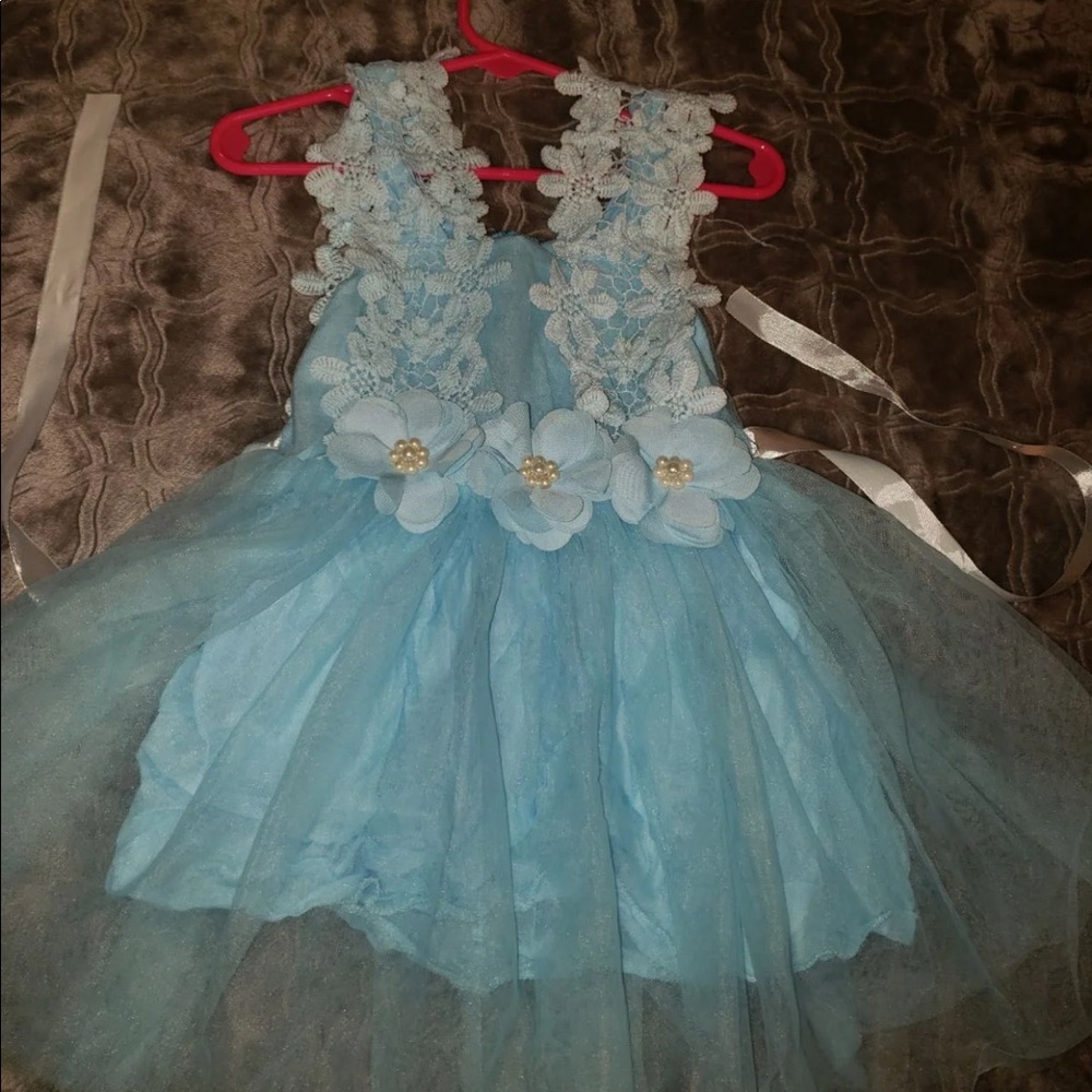 24 month baby girls dress blue